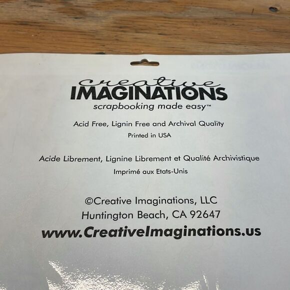 NWT Creative Imaginations scrapbooking trees and pinecones. Just one sheet - Picture 6 of 7